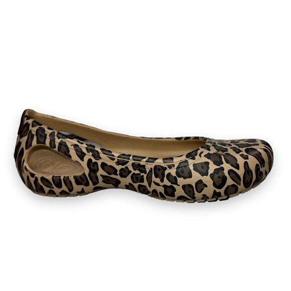 Crocs Kadee Leopard Print Slip-on Comfort Shoes Women's 5 - Picture 7 of 11